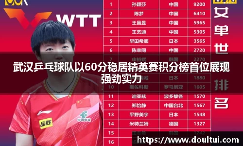 武汉乒乓球队以60分稳居精英赛积分榜首位展现强劲实力
